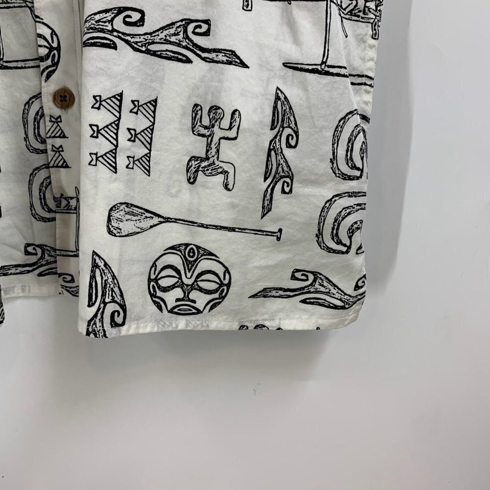 Texiato Men's Modern Warrior 100% Cotton Short Sleeve Button Up Shirt Size‎ L - Picture 5 of 11
